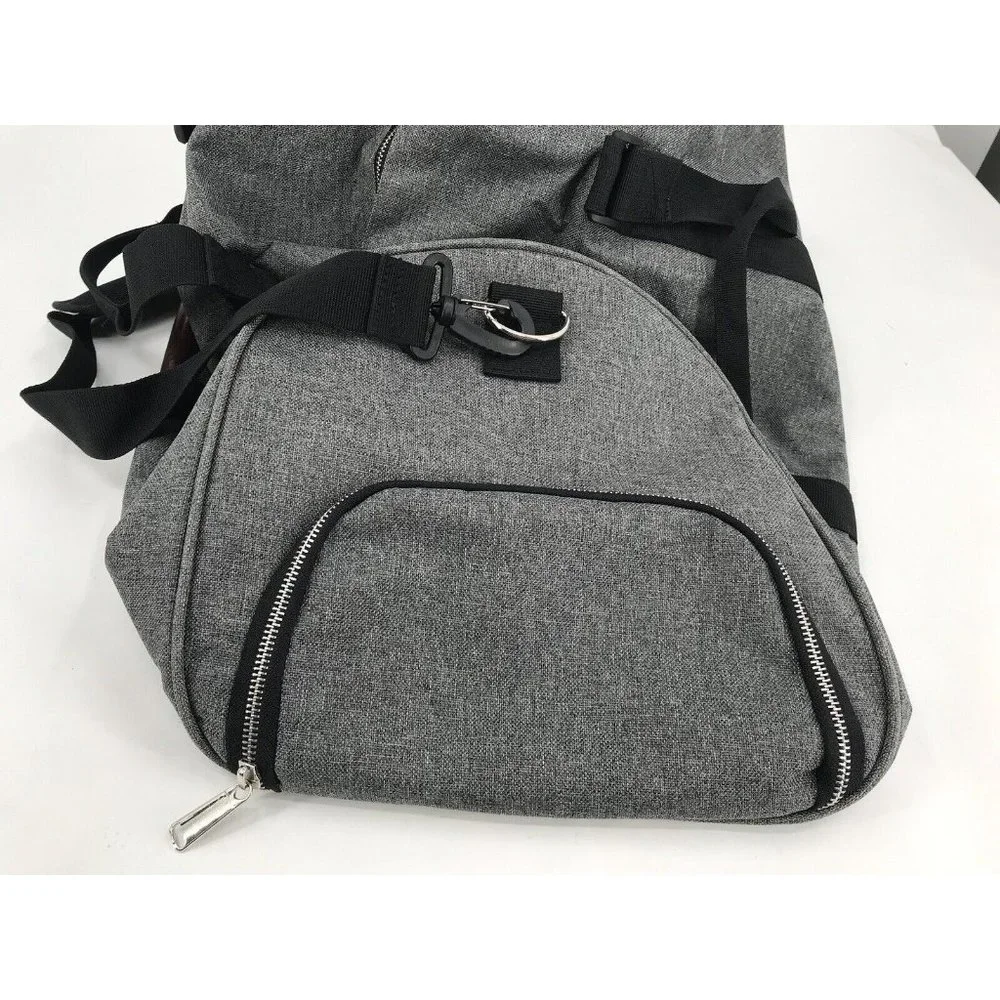 Michelob Ultra Duffle Duffel‎ Bag Gray Black Travel Gym Day Weekend